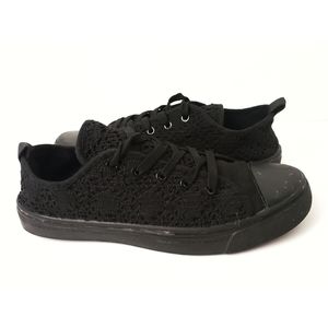 Rue 21 | Black Crochet Converse Style Shoes